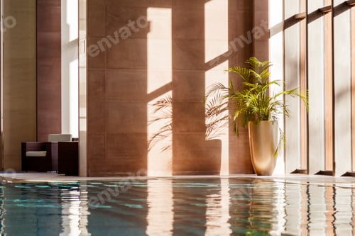 Preview: swimming pool with sofa