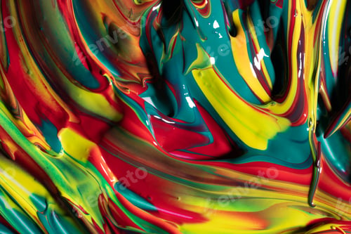 Preview: Mix of colorful paint