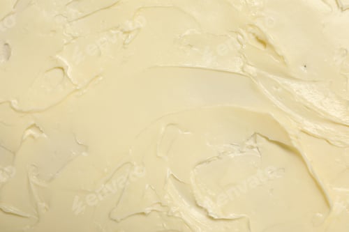 Preview: Texture of fresh natural butter as background, top view