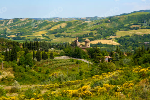 Preview: Rural landscape on the hills near Riolo Terme and Brisighella