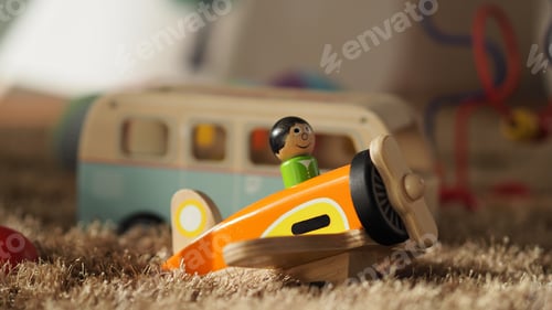 Preview: Old vintage wood toys for baby or kids