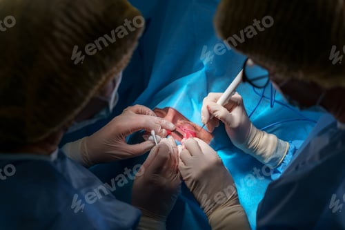 Preview: Blepharoplasty plastic surgery. Rejuvenation of the area around the eyes