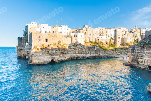 Preview: Polignano a Mare, beautiful town on seaside in southern Italy