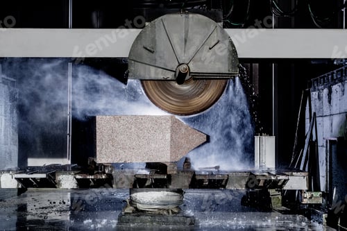 Preview: Italy, Premosello Chiovenda, Verbania, Stone cutting factory