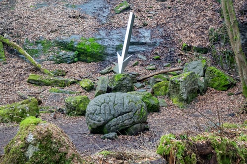Preview: Dusseldorf, Germany, February 16, 2024, Neanderthal Museum
