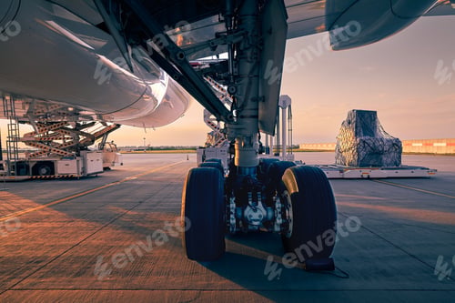 Preview: Preparation cargo airplane before flight