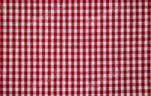 Preview: Classic Red and White Gingham Checkered Fabric