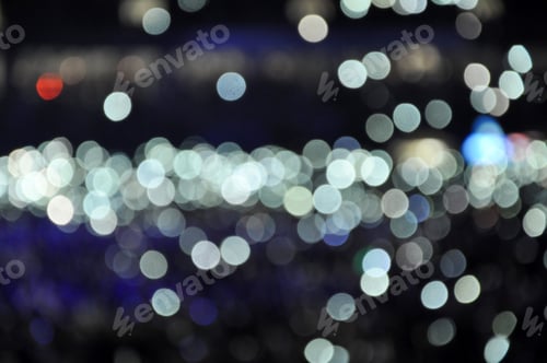 Preview: Defocused bokeh stage lights