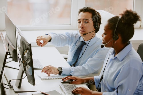 Preview: Colleagues Helping Each Other