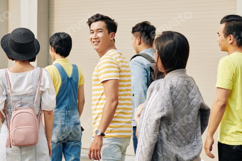 Preview: College student smiling at camera
