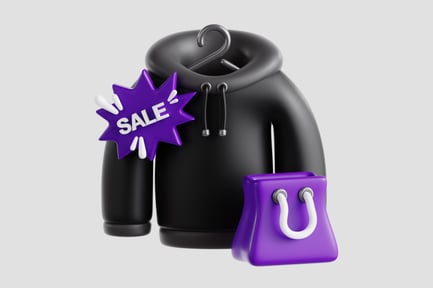 Preview: Hoodie Sale 3D Icon