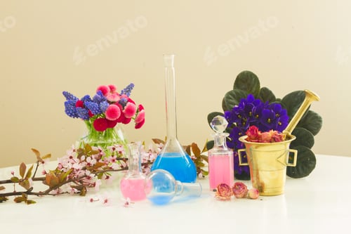 Preview: aromatherapy - dry flowers and potions