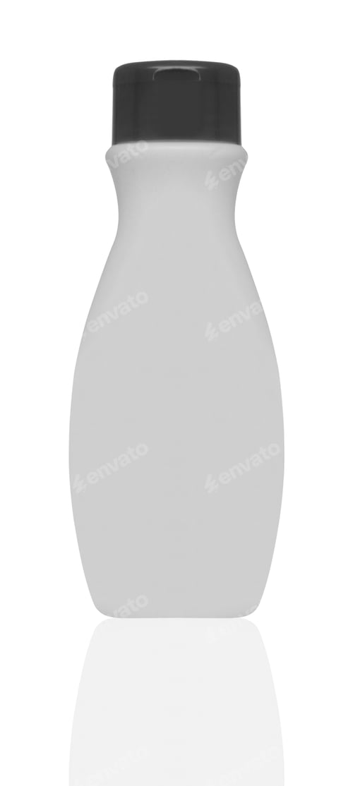 Preview: shampoo bottle isolated on white