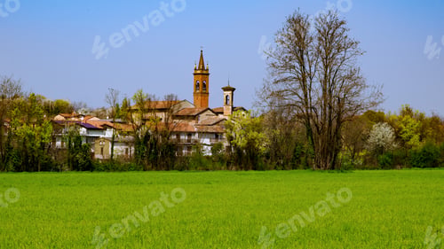 Preview: Marne, historic village near Brembate, Bergamo province, Italy