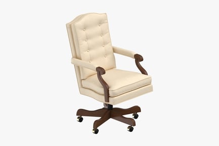 Preview: Button-Tufted Traditional Office Chair