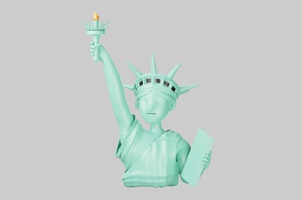 Preview: Cartoon liberty statue adventure