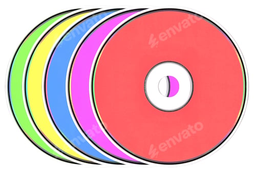 Preview: CD on white background