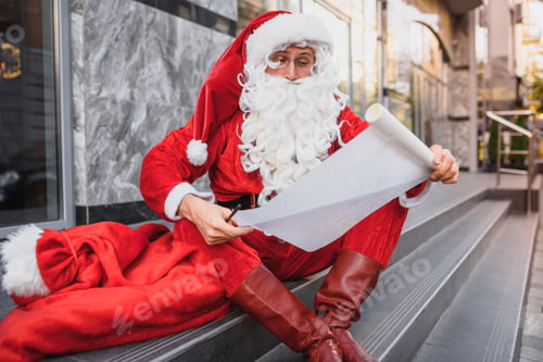 Preview: Santa reads his "letters to santa"
