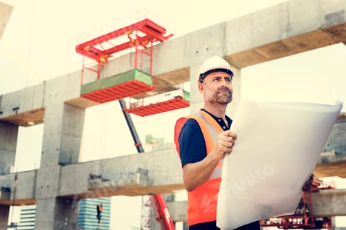 Preview: Blueprint Architect Career Structure Construction Concept