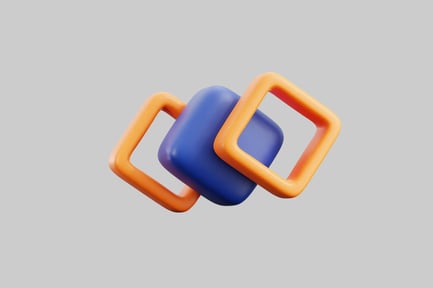 Preview: Interlocking square design element