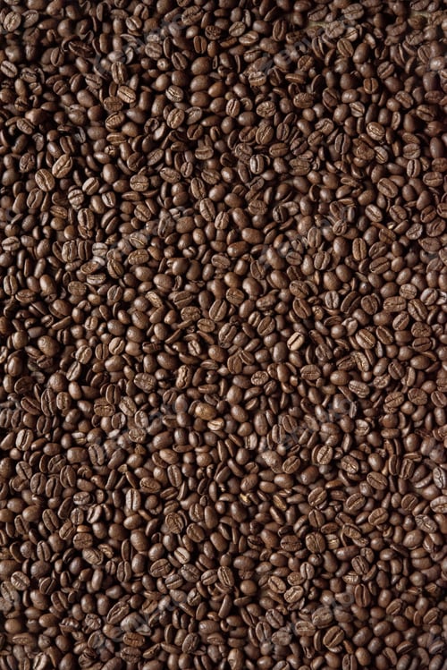 Preview: Overhead vertical shot of coffee beans great for background or a blog