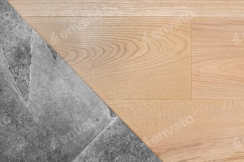 Preview: Wood and stone floor