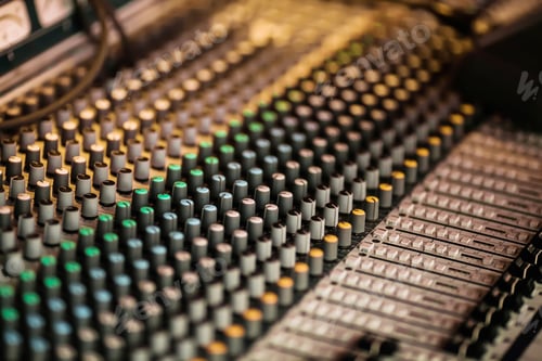 Preview: sound music mixer control panel