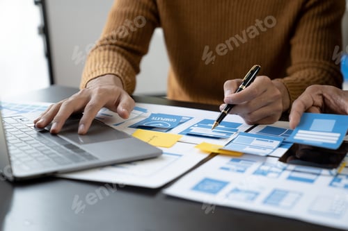 Preview: Creative Web, Graphic Designer, Tester team planning website ui xi app for mobile application develo