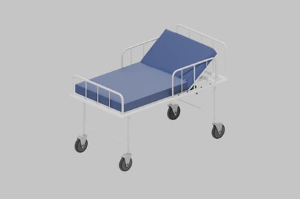 Preview: 3D Hospital Bed