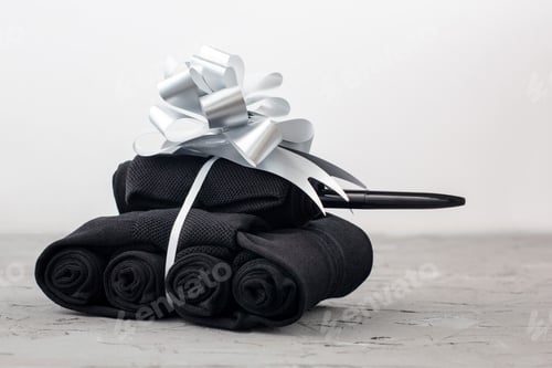 Preview: Handmade tanks of socks as gift to men on February 23