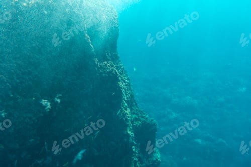 Preview: Beautiful seabed on the beach of Charco Verde on the island of La Palma in summer