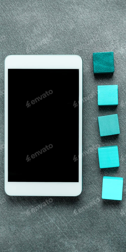 Preview: Mobile Phone Screen With Important Messages On Desk. Crutial Information On Cellphone On Table