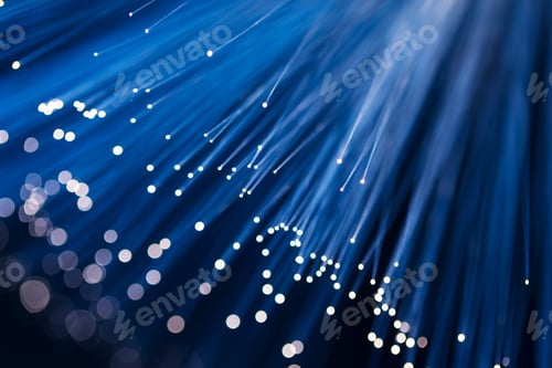 Preview: Blue fiber optics