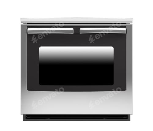 Preview: Oven isolated on white