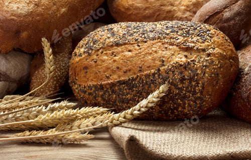 Preview: Heap of sliced bread