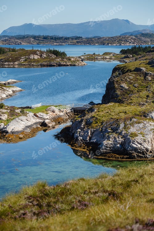 Preview: Beautiful view on norwegian fjords