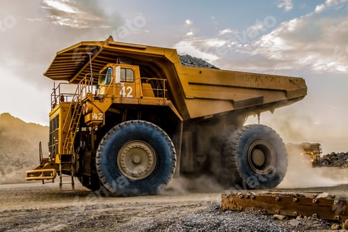 Preview: Dump Truck transporting Platinum ore for processing