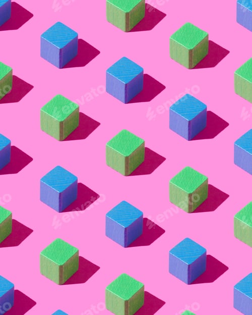 Preview: Wooden cubes