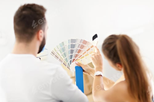 Preview: Happy adult couple moving out or in to new home