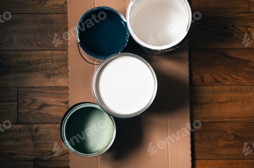 Preview: Wall paint cans