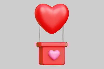 Preview: Send Love Gifts With Heart Air Balloon