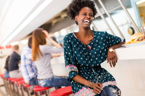 Preview: Young african american woman