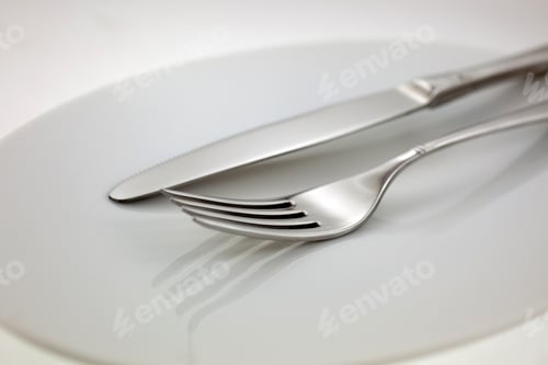 Preview: steel flatware: fork and knife