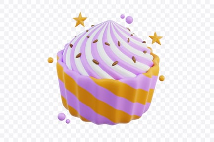 Preview: 3D Cupcake