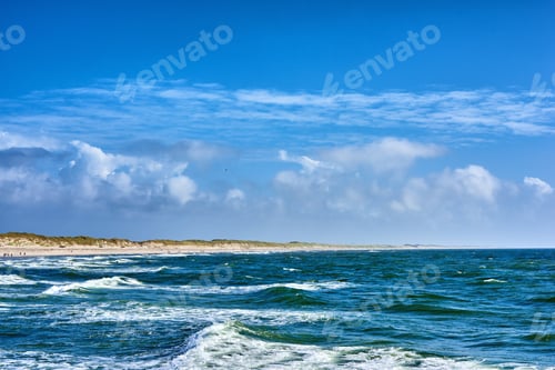 Preview: Beach and coast. Beach and coast in calm weather.