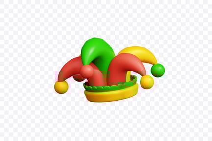 Preview: Jester Clown Hat Cap