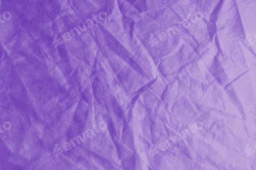 Preview: Wrinkled, Crumpled Purple Spunbond Fabric Texture Background