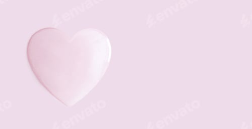 Preview: drop of serum gel cosmetic essence on a light pastel background