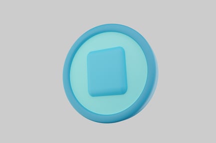 Preview: Pastel stop music player button