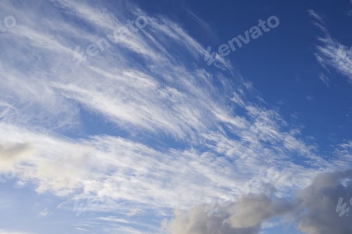 Preview: Clouds, blue sky and sunset